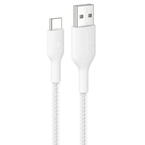Belkin  câble USB USB 2.0 2 m USB A USB C Blanc - CAB022FQ2MWH