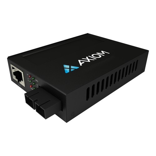 Axiom  convertisseur de support réseau 1000 Mbit/s 1310 nm Monomode Noir - MCP32-T2-S3S40-AX