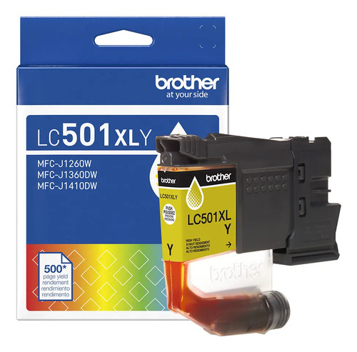 Brother  cartouche d'encre 1 pièce(s) Original Rendement élevé (XL) Jaune - LC501XLYS