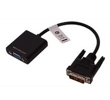 Raritan CVT-DVI-VGA – Câble vidéo et adaptateur VGA (D-Sub) DVI-D Noir