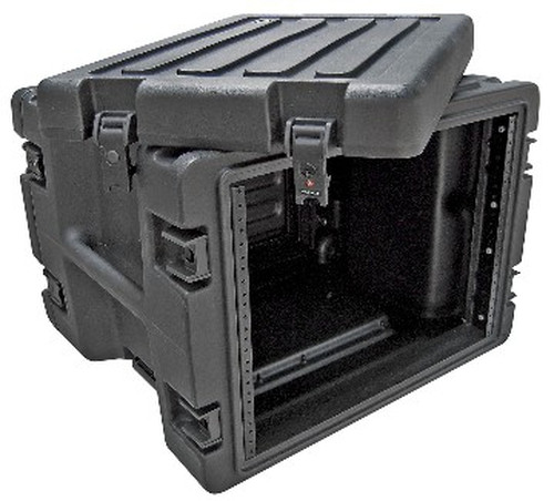 1SKB-R8W – SKB 8U Roto Rolling Rack étui pour équipements Valise sur roulette Noir