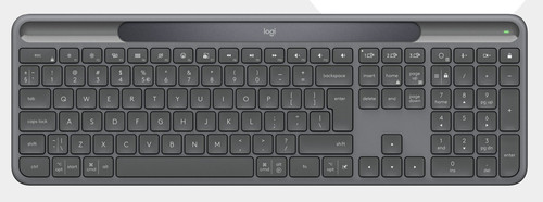 Logitech 920-013770 – Signature Slim Solar+ K980 for Business clavier Universel RF sans fil + Bluetooth QWERTY Anglais américain Graphite