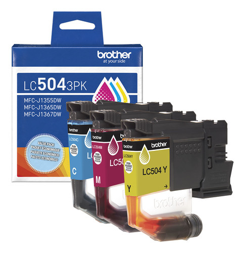 Brother  cartouche d'encre 3 pièce(s) Original Rendement standard Cyan, Magenta, Jaune - LC5043PKS