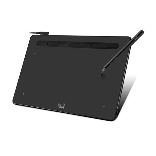 Adesso CYBERTABLET K8 – Tablette graphique Noir 5080 lpi 259,2 x 198,3 mm USB