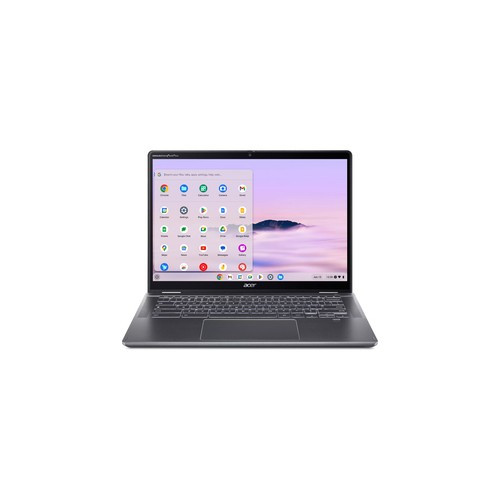Acer Chromebook CPE594-1N-38A1 Intel® Core™ i3 100U 35,6 cm (14") Écran tactile WUXGA 16 Go LPDDR5x-SDRAM 256 Go SSD Wi-Fi 6E (802.11ax) ChromeOS Gris - NX.KWFAA.003