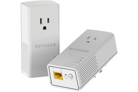 Netgear PLP1200-100PAS – Adaptateur réseau CPL 1200 Mbit/s Ethernet/LAN Blanc 2 pièce(s)