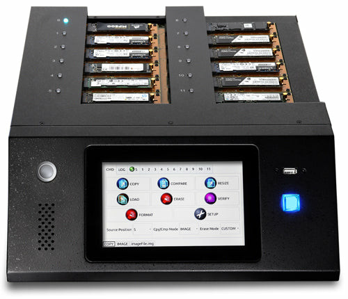 KCLONE-11NVME – IStorage Kanguru CLONE 11 Duplicateur hdd/ssd Noir 11 copies