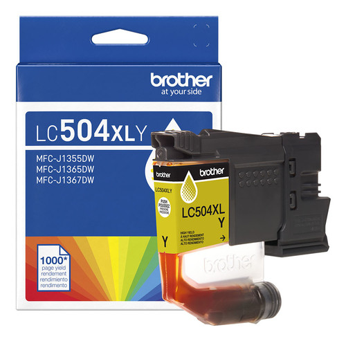 Brother  cartouche d'encre 1 pièce(s) Original Rendement élevé (XL) Jaune - LC504XLYS
