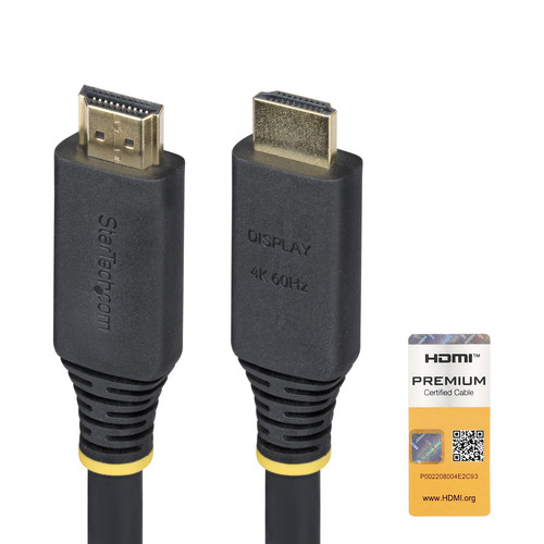 StarTech.com HDMI2-CABLE-4K60-35F – Câble HDMI 10,6 m HDMI Type A (Standard) Noir