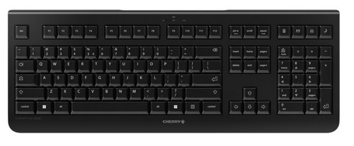 CHERRY JK-3000EU-2 – KW 3000 clavier Universel RF sans fil QWERTY US International Noir