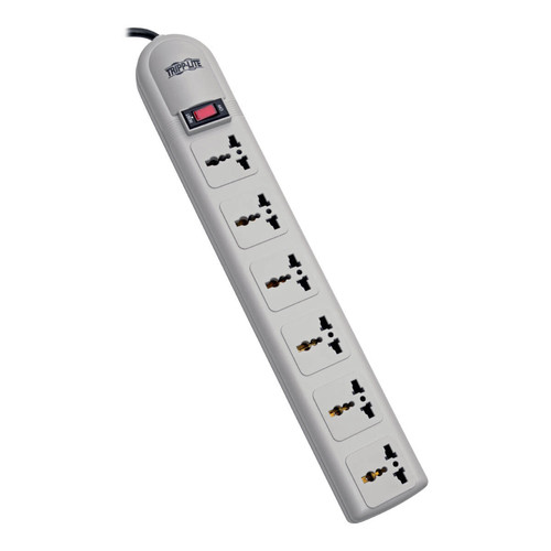 Tripp Lite SUPER6OMNIB – Parasurtenseur Blanc 6 sortie(s) CA 220-250 V 1,8 m