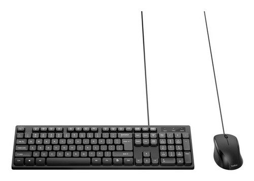 Belkin BBZ014TT – Clavier Souris incluse Universel USB AZERTY Anglais Noir