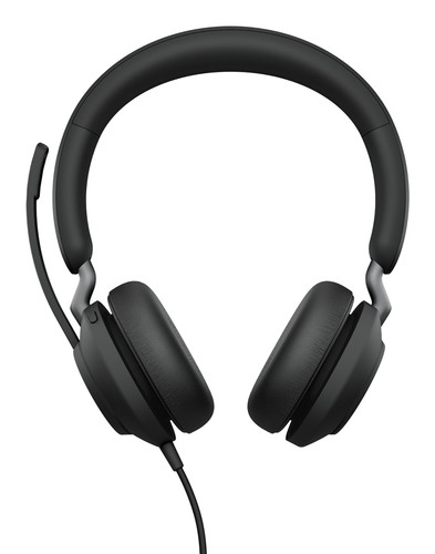 Jabra 24189-999-799-01 – Evolve2 40 SE MS Stereo Casque Avec fil Arceau Appels/Musique USB Type-C / USB Type-A Noir
