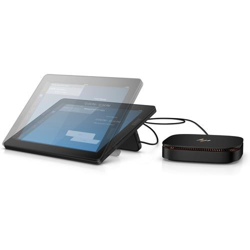 HP Elite Slice Intel® Core™ i5 i5-7500T 8 Go DDR4-SDRAM 128 Go SSD Windows 10 IoT Enterprise USFF Mini PC Noir - 2U5F8AW