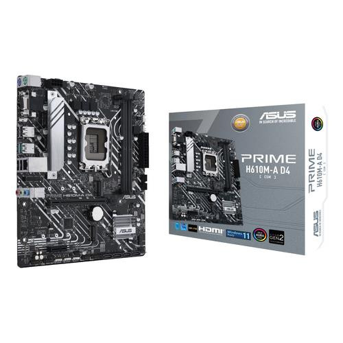 ASUS PRIME H610M-A D4-CSM Intel H610 LGA 1700 micro ATX - 90MB19P0-M0EAYC