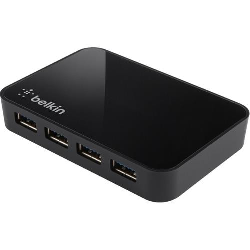 Belkin  hub & concentrateur 5000 Mbit/s Noir - F4U058TT