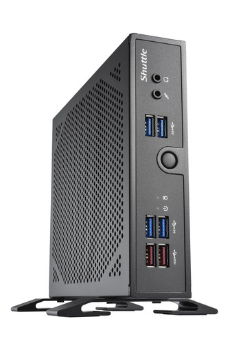 Shuttle DS50U3 – XPC slim Barebone , Intel i3-1315U, 2x LAN (1x 2.5Gbit ,1x 1Gbit), 1xCOM,1xHDMI,1xDP, 1x VGA, fanless, fonctionnement permanent 24/7