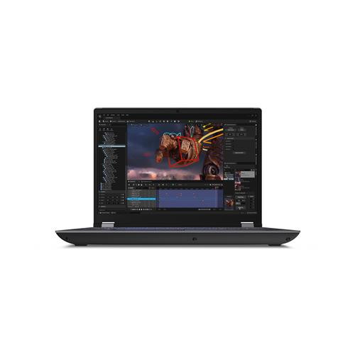 Lenovo ThinkPad P16 Gen 2 Intel® Core™ i7 i7-13850HX Station de travail mobile 40,6 cm (16") WUXGA 16 Go DDR5-SDRAM 512 Go SSD NVIDIA RTX A1000 Wi-Fi 6E (802.11ax) Windows 11 Pro Français Noir - 21FA002LCA