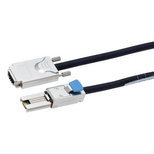 Atto  câble Serial Attached SCSI (SAS) 3 m 6 Gbit/s Noir, Argent - CBL-8078-EX1