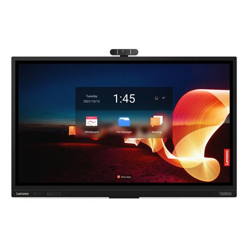 Lenovo ThinkVision T65 écran plat de PC 165,1 cm (65") 3840 x 2160 pixels 4K Ultra HD Écran tactile Noir - 62F2WA1CUS