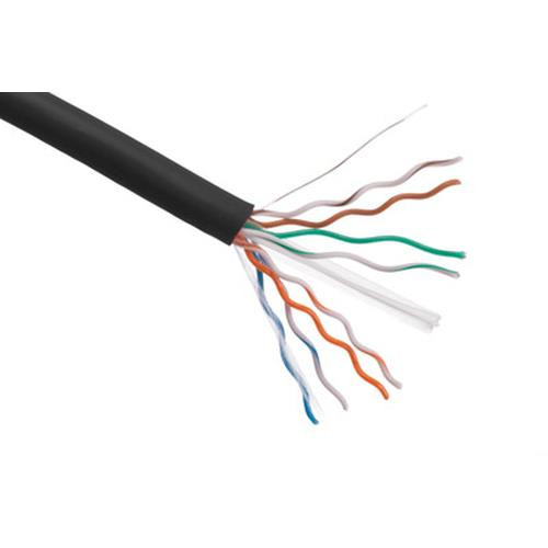 Axiom Cat6, 1000ft câble de réseau Noir 304,8 m U/UTP (UTP) - C6BCS-K1000-AX