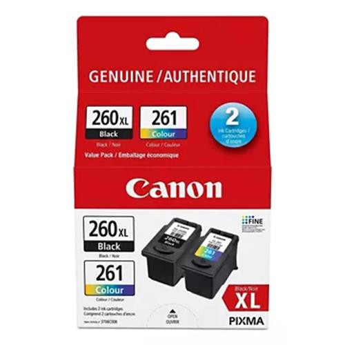 Canon  cartouche d'encre 2 pièce(s) Original Noir, Magenta, Cyan, Jaune - 3706C008