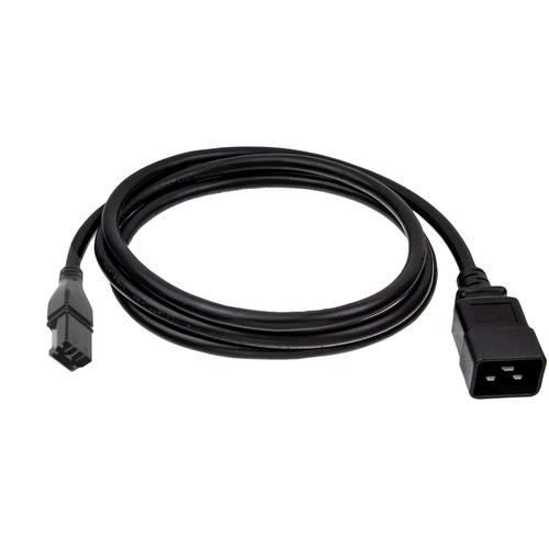 HPE SDG300 - C20 250V 16Amp Black 0.5m Jumper Cord - P24672-B21