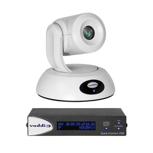 Vaddio RoboSHOT Video Conferencing Camera - White - Network (RJ-45)  99999190000W webcam - 999-99190-000W