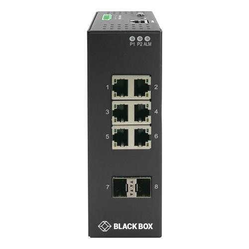 Black Box LIG1000 convertisseur de support réseau 1000 Mbit/s Noir - LIG1082A