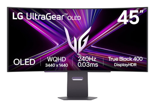 LG 45GX900A-B – Écran plat de PC 113 cm (44.5") 3440 x 1440 pixels Wide Quad HD OLED Noir