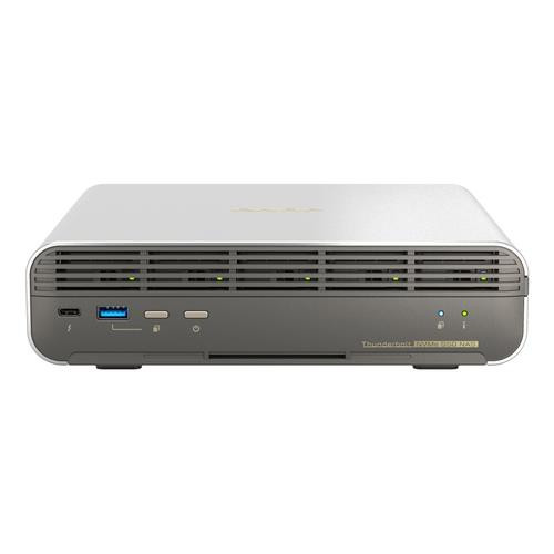 QNAP TBS-h574TX NAS Compact Intel® Core™ i5 i5-1235U 16 Go 0 To QNAP QTS Noir, Gris - TBS-H574TX-I5-16G-US