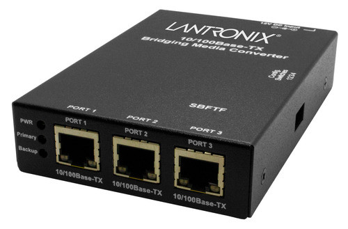 LANTRONIX SBFTF1010-130-EU – SBFTF1010-130 convertisseur de support réseau Noir