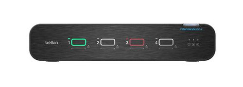 Belkin F1DN104KVM-DC-4 – Commutateur écran, clavier et souris Noir