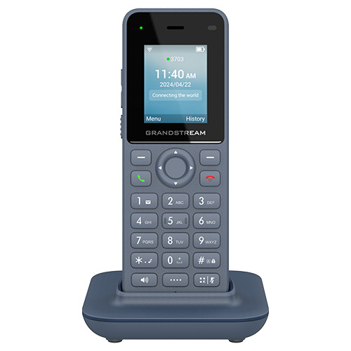 Grandstream Networks  téléphone fixe Bleu 2 lignes TFT Wifi - WP826