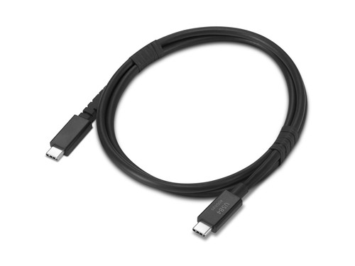 Lenovo  câble USB USB4 Gen 3x2 1 m USB C 40 Gbit/s 240 W Noir - 4X91U94413