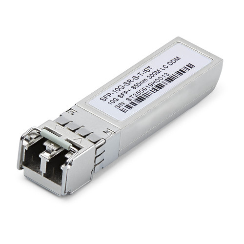 StarTech.com Module SFP+ Cisco XGXP-8596-02DA-C, Plage de Température Industrielle, 10 Gbps, Fibre Multimode (MMF), 300m, Émetteur-Récepteur LC, 850nm - SFP-10G-SR-S-T-IST