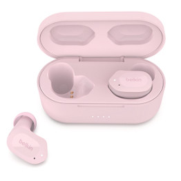 Belkin SOUNDFORM Play True Wireless Earbuds, AUC005 Casque True Wireless Stereo (TWS) Ecouteurs Musique Bluetooth Rose - AUD013FQPK