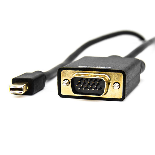 Rocstor  câble vidéo et adaptateur 1,8 m Mini DisplayPort VGA (D-Sub) Noir - Y10C163-B1
