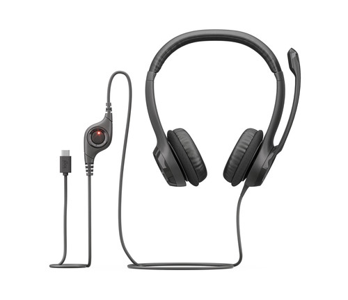 Logitech H390 USB Casque Avec fil Arceau Appels/Musique USB Type-A Noir - 981-001789