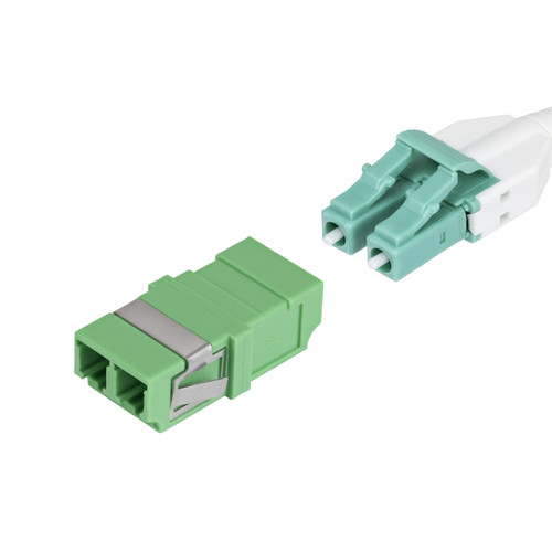 StarTech.com Coupleur LC vers LC, Lot de 10, OS2 Monomode SC Empreinte Coupleur Fibre Optique LC Sans Bride, Adaptateur Duplex LC/APC - DUPLEXLCAPCNOF