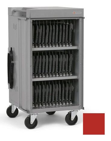 Bretford CUBE Cart Slim Classe mobile de charge et de gestion Rouge - TVCS42USBCSC-RED