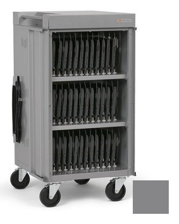 Bretford CUBE Cart Slim Classe mobile de charge et de gestion Gris - TVCS36USBCSC-PM