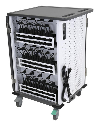 Ergotron  chariot et support multimédia Gris, Blanc Universel Panier multimédia - YES36-CHR-1-65