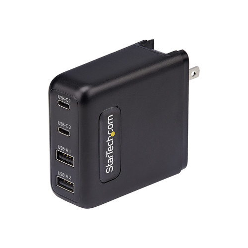 StarTech.com  chargeur d'appareils mobiles Universel Noir Secteur Charge rapide Intérieure - 2210GN-WALL-CHARGER