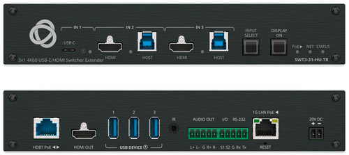 Kramer Electronics  commutateur vidéo HDMI/MiniDP/VGA/USB-C - SWT3-31-HU-TR