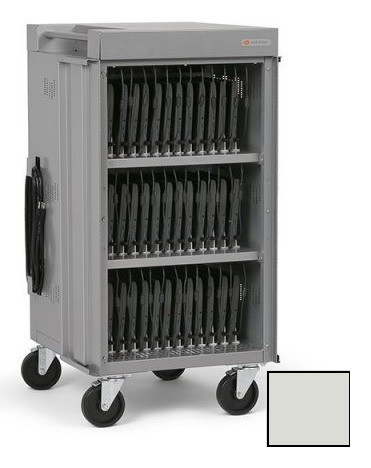 Bretford CUBE Cart Slim Classe mobile de charge et de gestion Gris - TVCS42USBCSC-CT