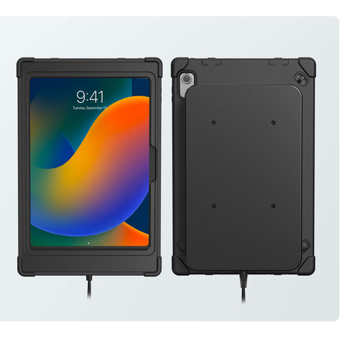 CTA Digital  station d'accueil Tablette Noir - KIT-ICCWALL109