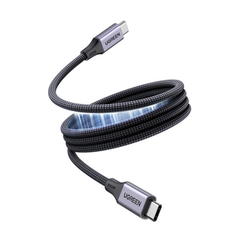 Ugreen  câble USB 1 m USB C 4,8 Gbit/s 100 W Gris - 55517