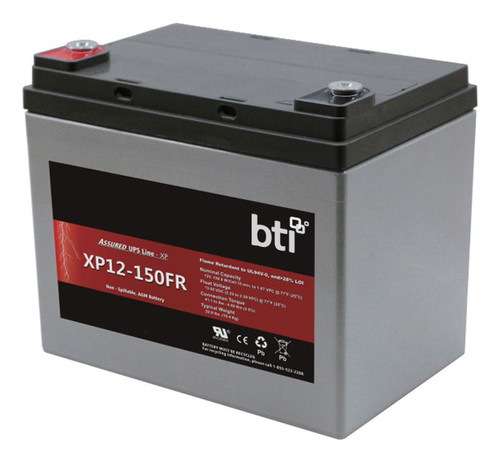 BTI XP12-150FR- Batterie de l'onduleur Sealed Lead Acid (VRLA) 12 V 32,9 Ah - XP12-150FR-BTI