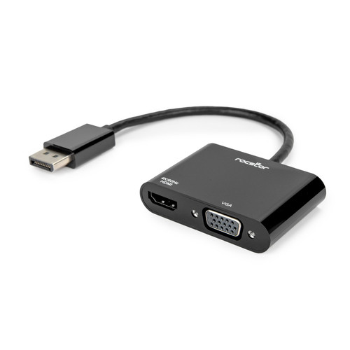 Rocstor  câble vidéo et adaptateur DisplayPort HDMI Noir - Y10A296-B1